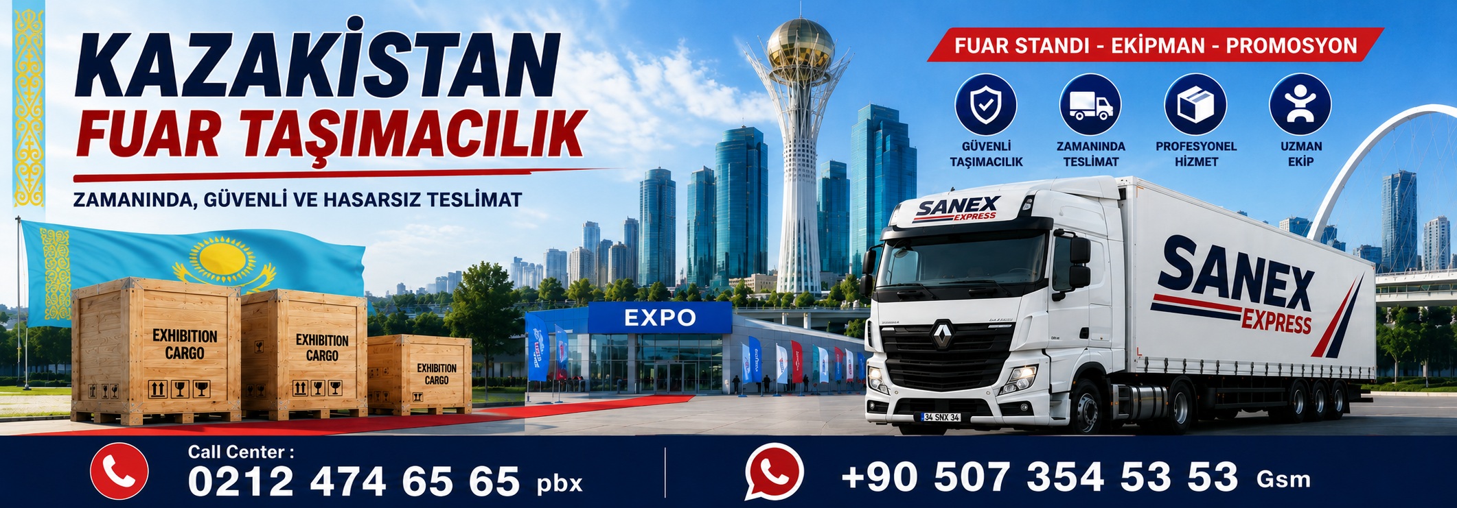 astana fuar, almatı fuar taşımacılığı,
