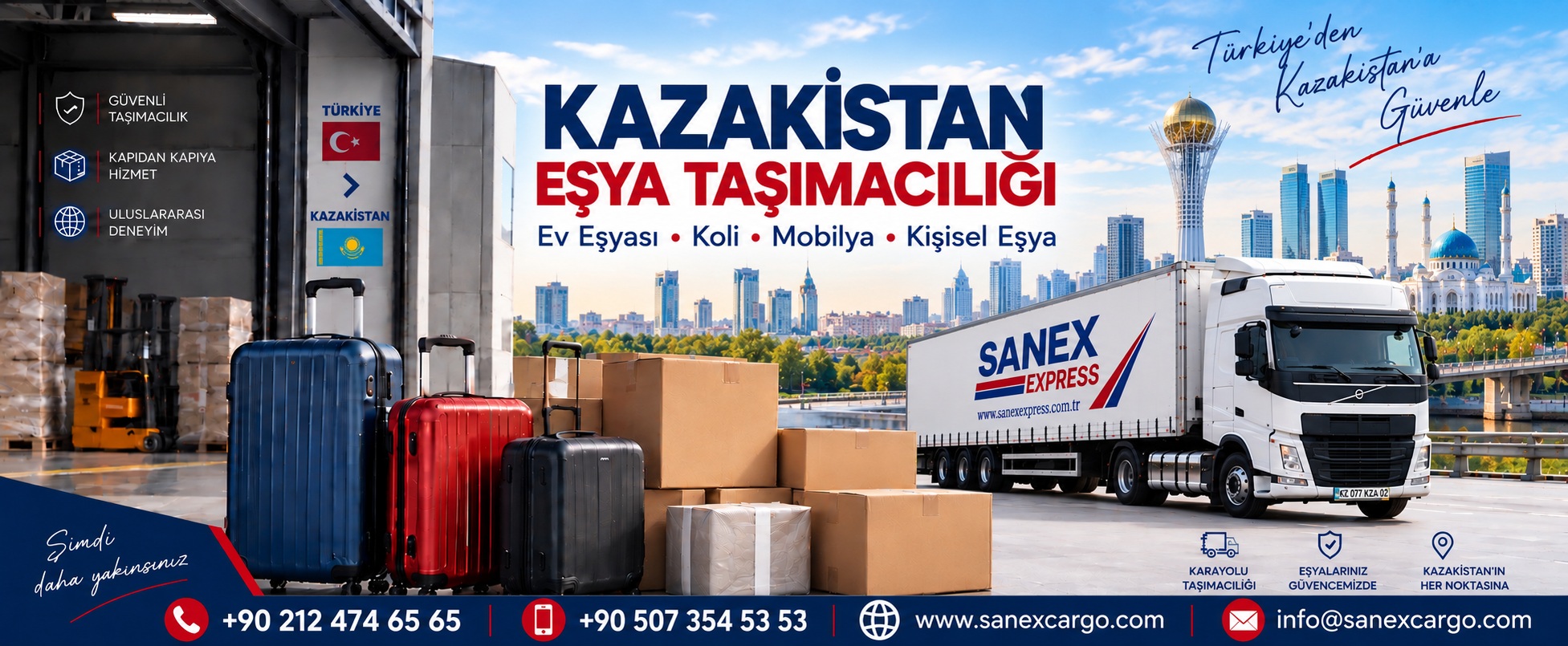 kazakistan eşya taşımacılık
