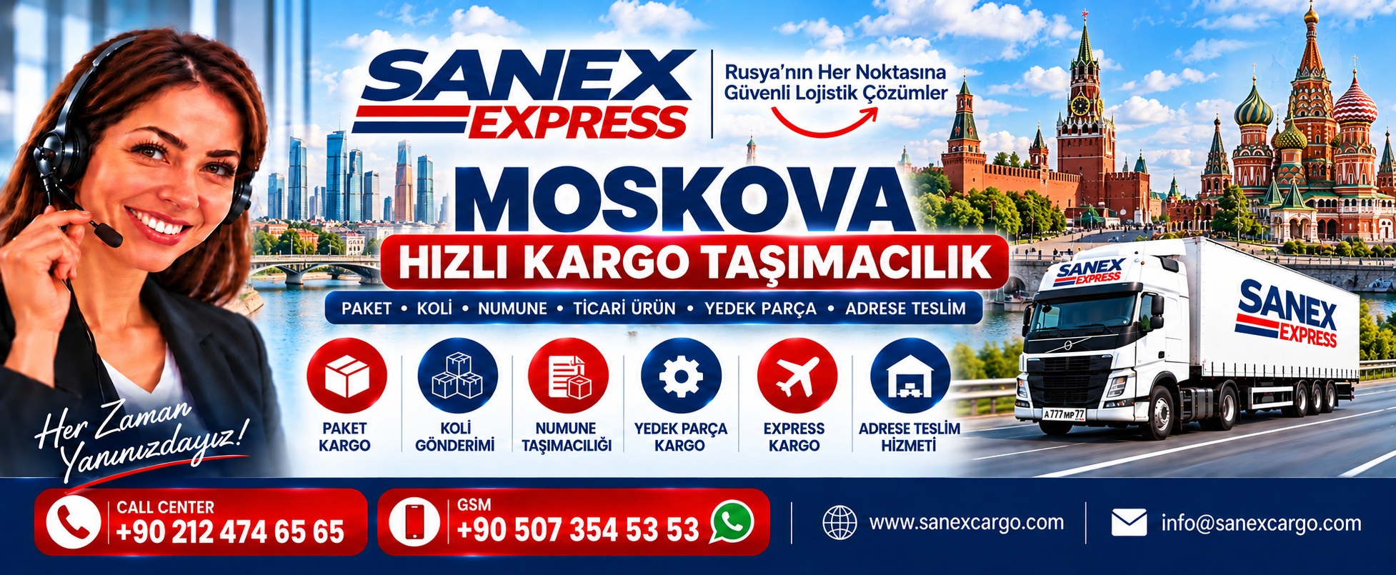 Moskova kargo taşımacılığı