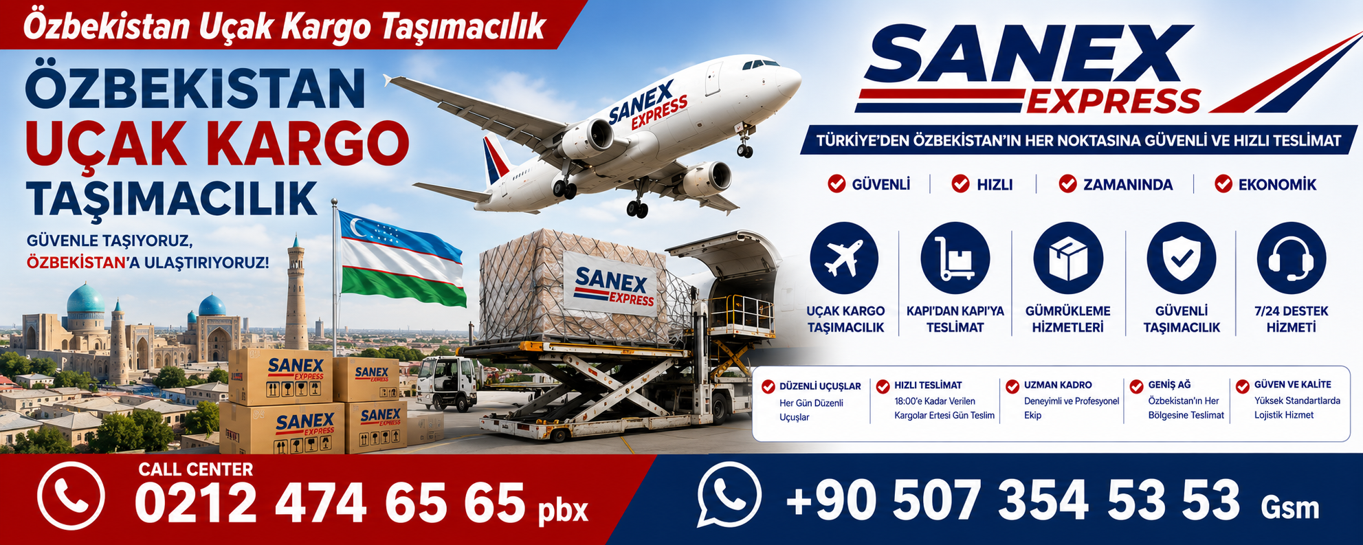 Özbekistan Uçak Kargo