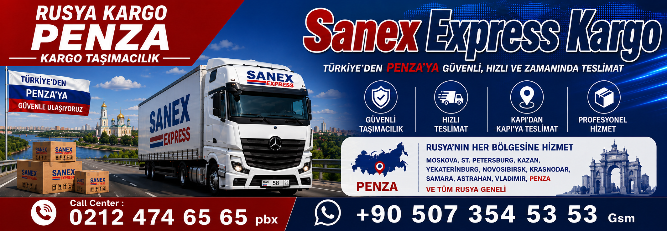 Rusya Kargo Penza Kargo Taşımacılık