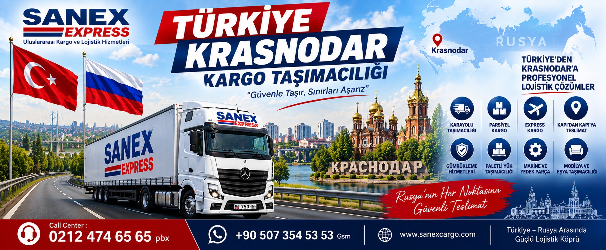 Türkiye Krasnodar Kargo Taşımacılığı