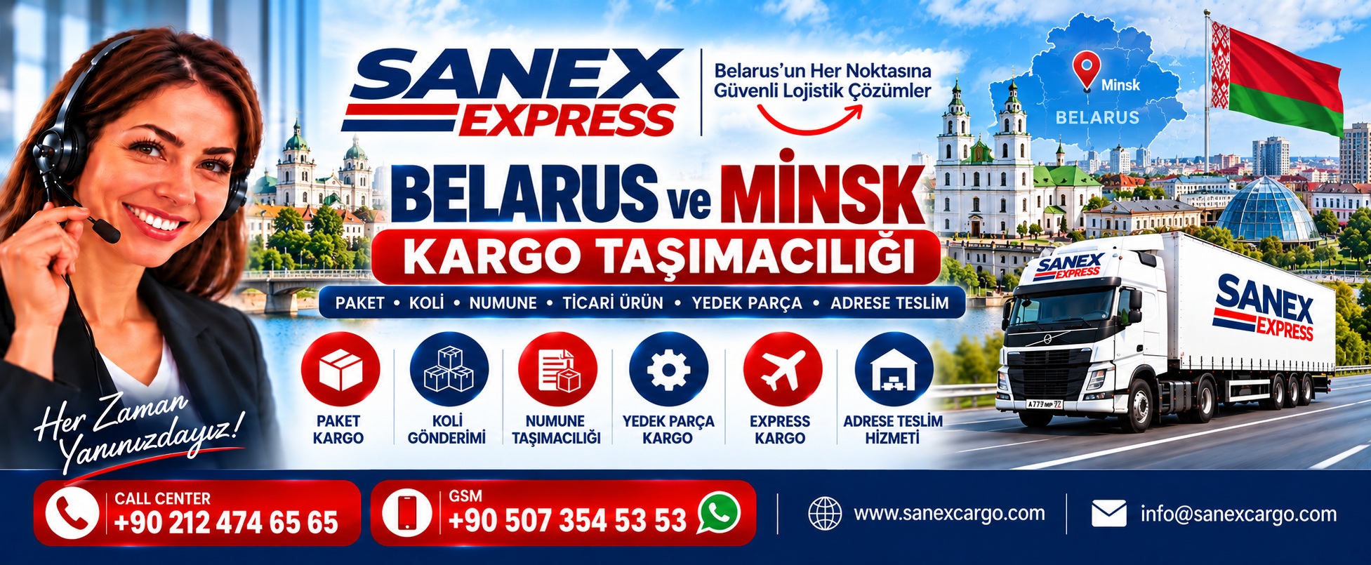 belarus ve Minks Kargo