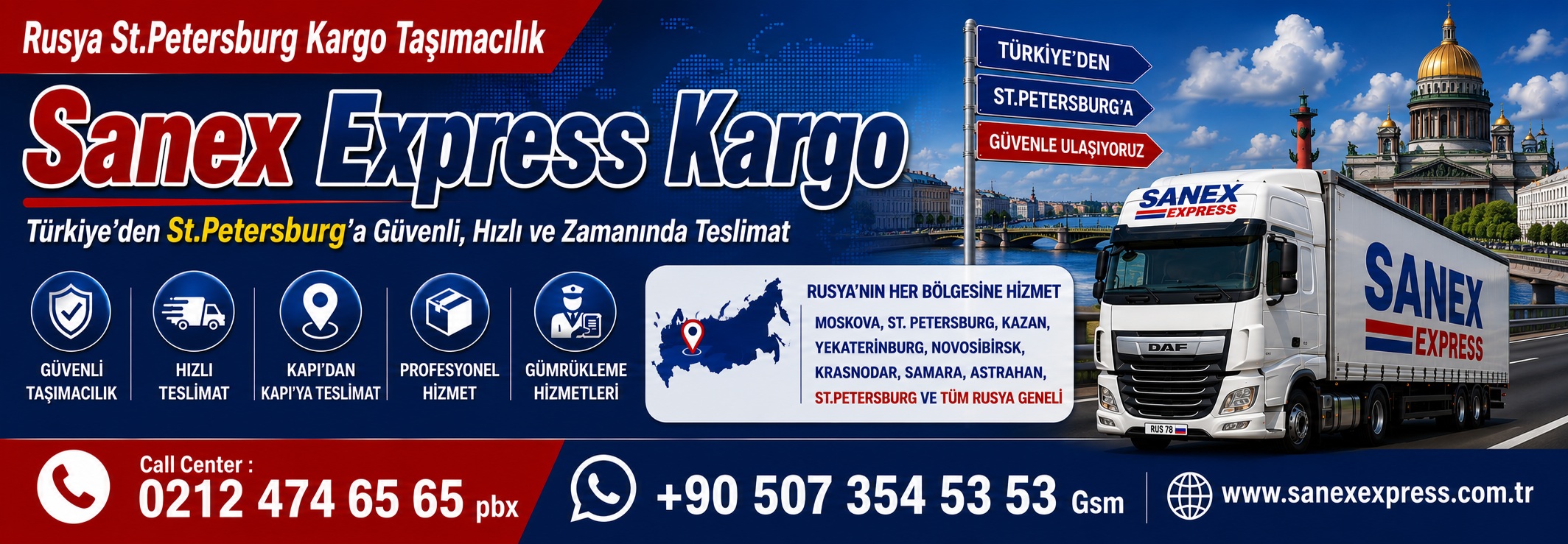 Rusya St.Petersburg Kargo Taşımacılık