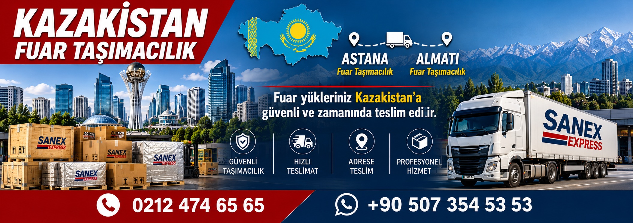 Kazakistan Fuar Taşımacılık
