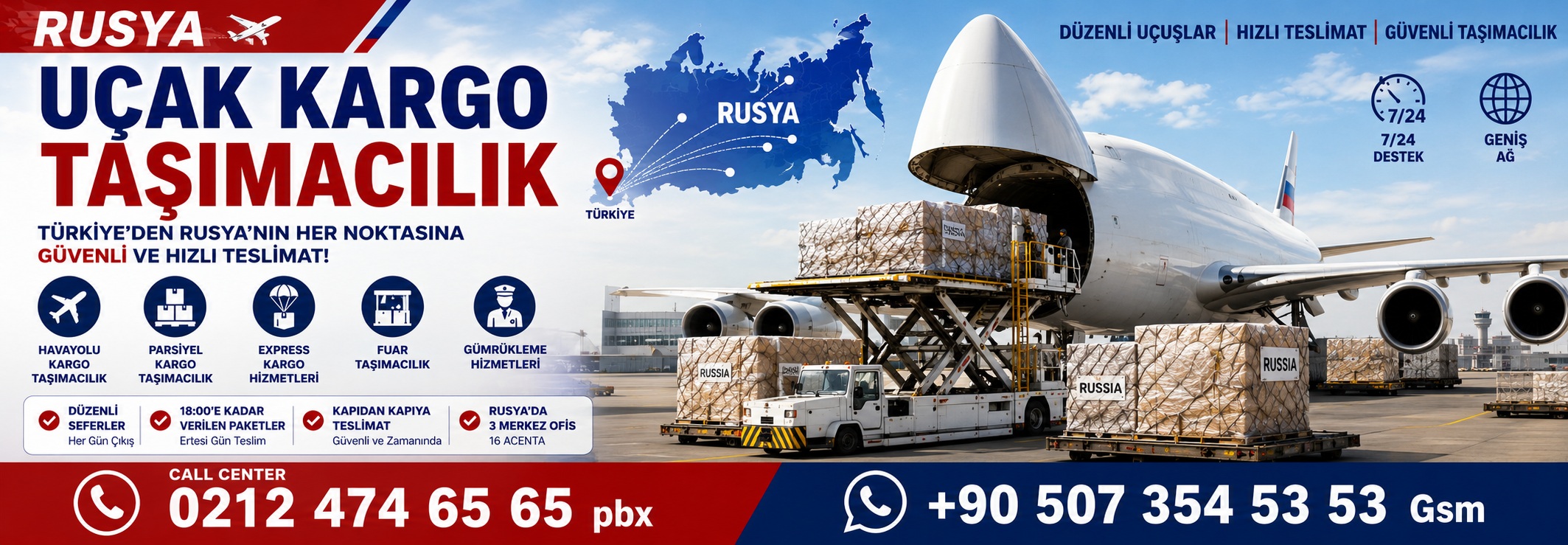 Rusya-Ucak-Kargo Tasimacilik