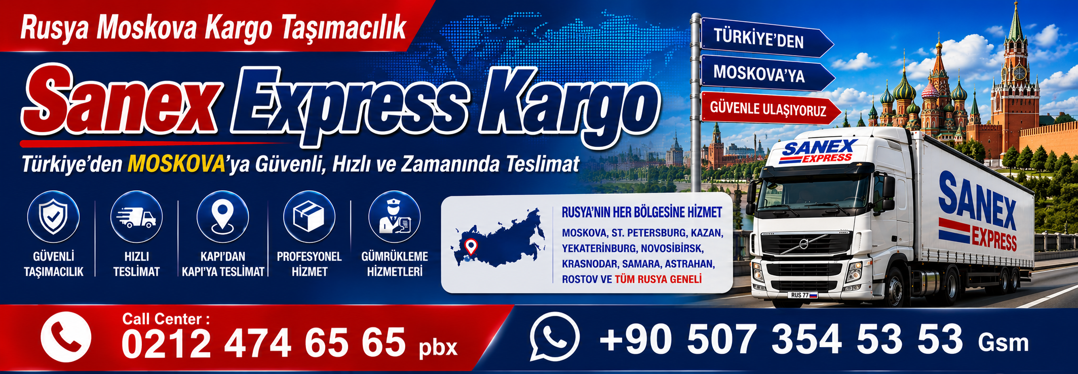Rusya Moskova Paket Kargo