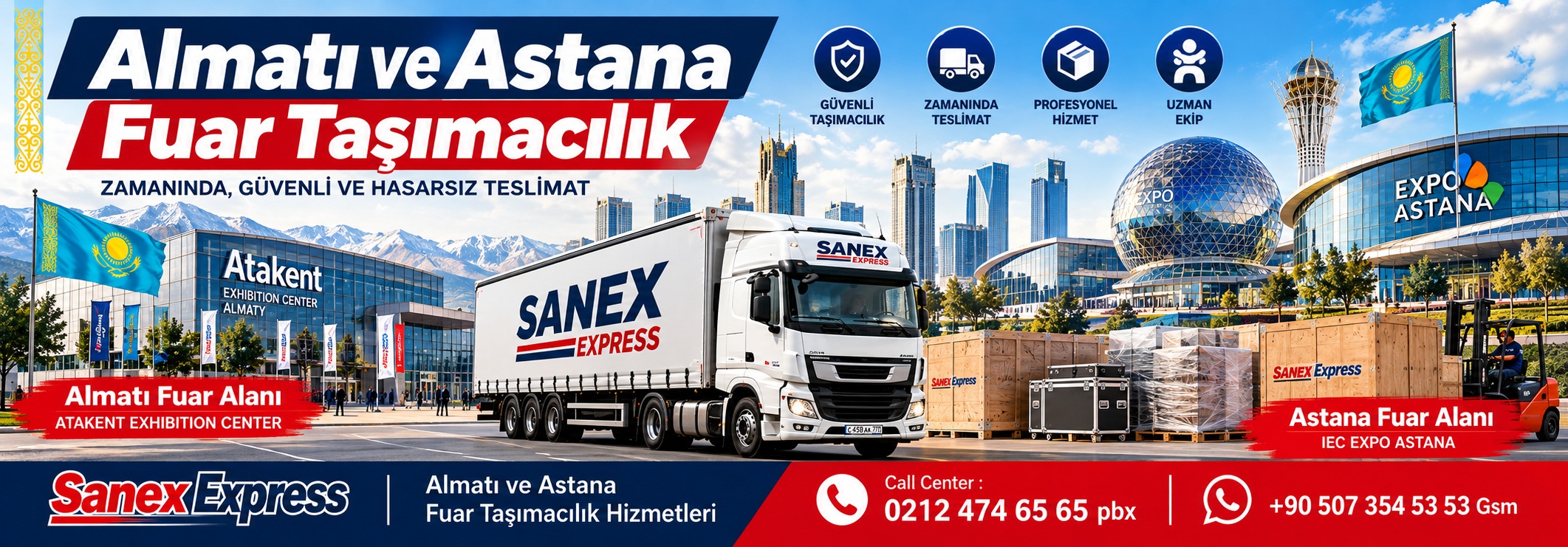Kazakistan Fuar Taşımacılık
