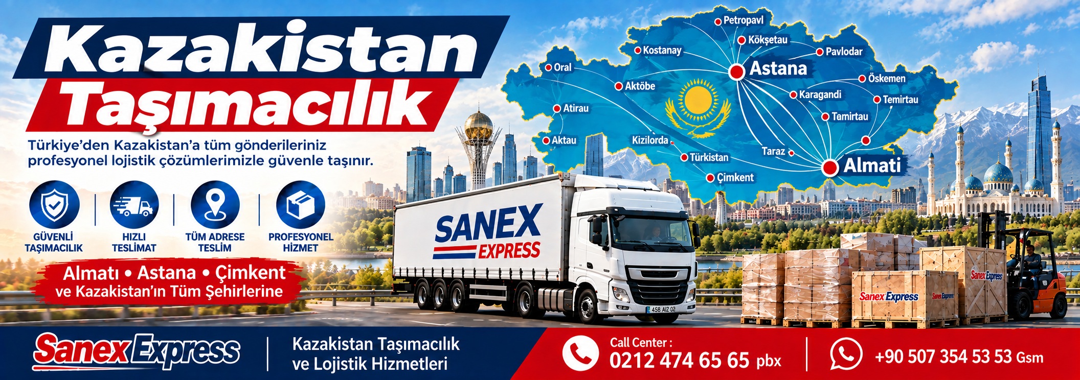 kazakistan taşımacılık