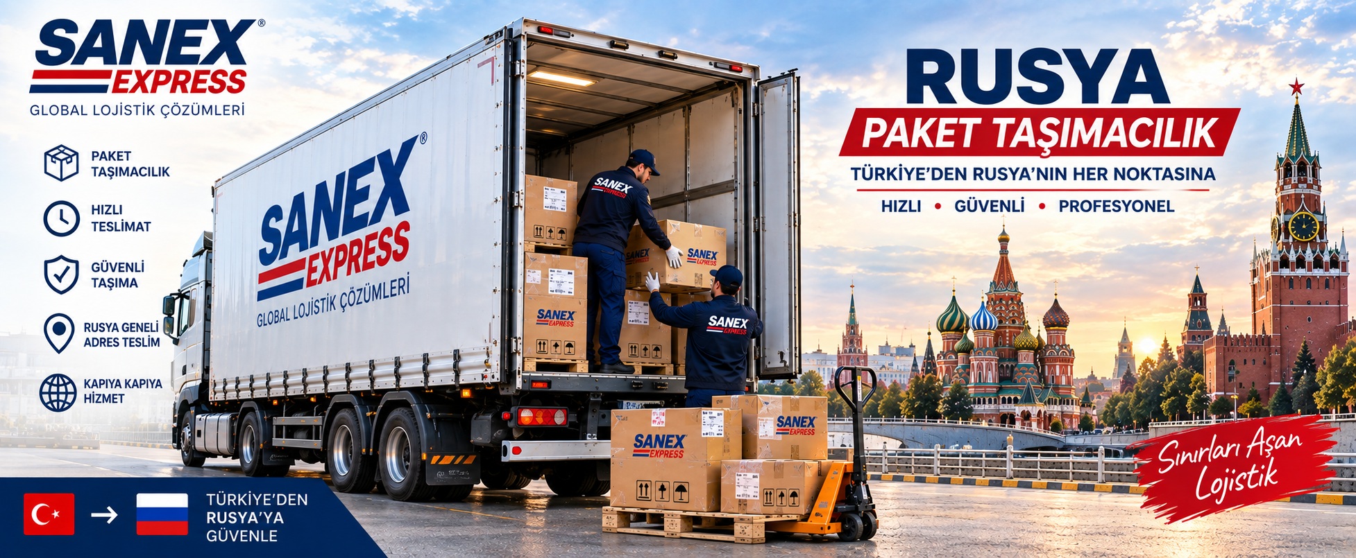 rusya moskova paket taşımacılık