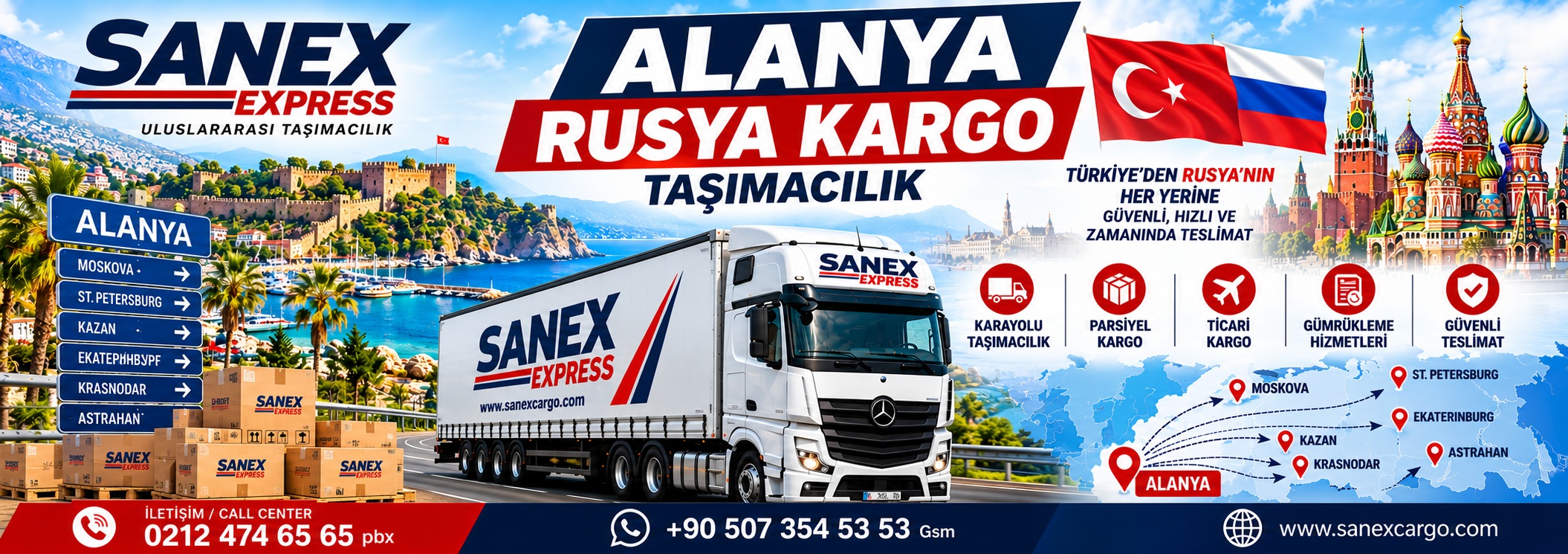 Alanya rusya taşımacılık