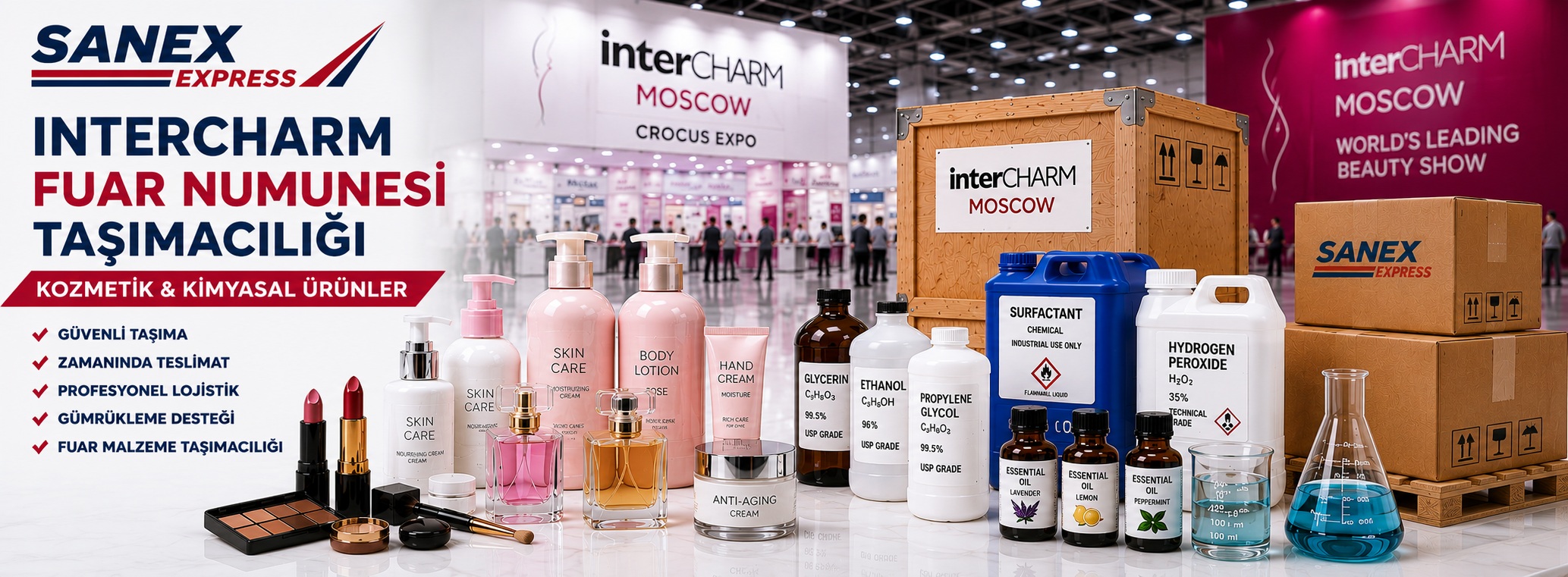 InterCHARM Moscow Fuar Taşımacılığı