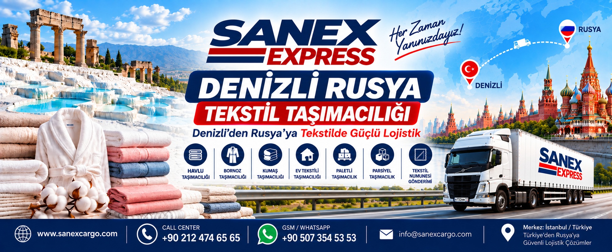 Denizli Rusya Tekstil Taşımacılığı