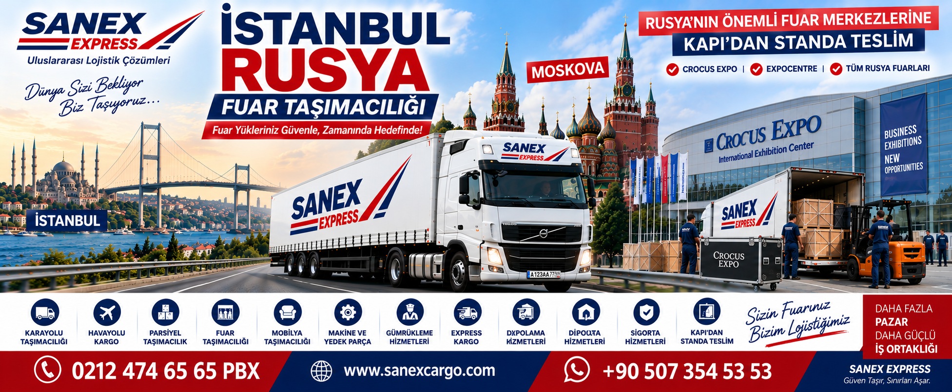 İstanbul rusya fuar taşımacılığı