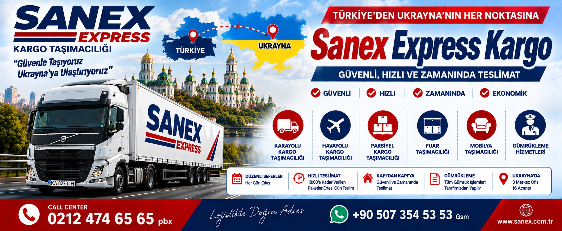 Ukrayna Kargo Taşımacılık Hizmetleri