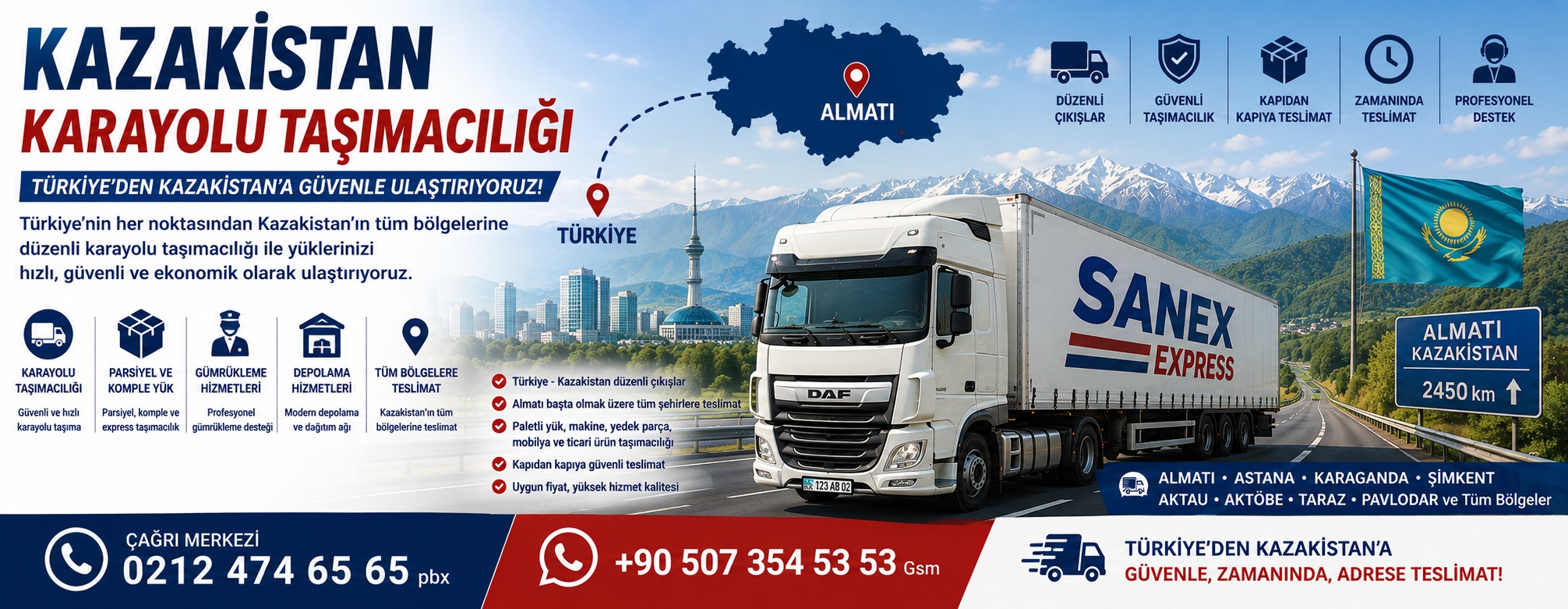 kazakistan karayolu taşımacılığı