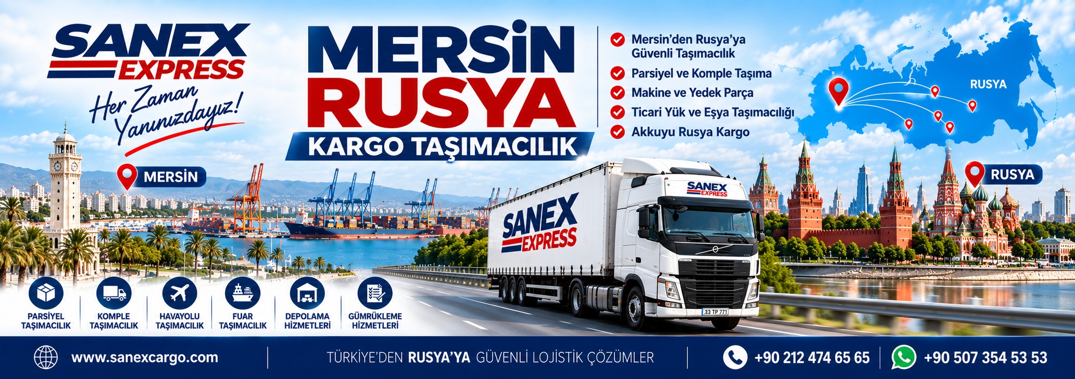 mersin rusya kargo taşımacılık